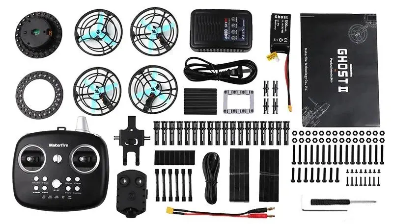 Kit de Dron Educativo STEAM Ghost II - Haga Clic para Ampliar