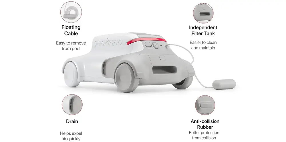 Genkinno P1 Intelligent Cordless Pool Cleaner Robot