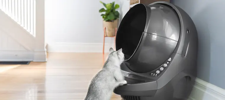 Litière à Nettoyage Automatique Litter-Robot 3 Connect - Gris