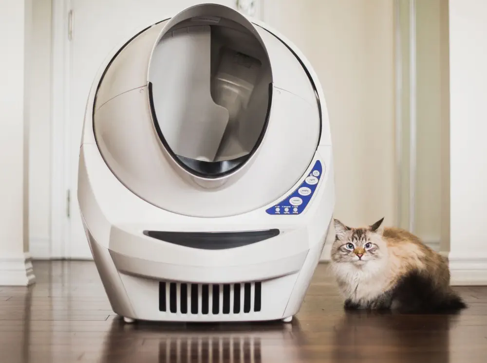 Litter-Robot 3 Connect Automatic Self-Cleaning Litter Box (Beige) (Refurbished)