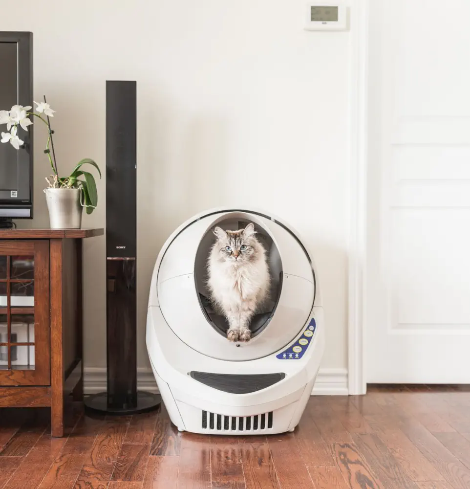 Litter-Robot 3 Connect Automatic Self-Cleaning Litter Box - Grey - Click to Enlarge