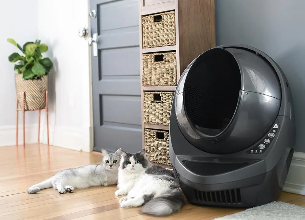 Litter-Robot 3 Connect Automatic Self-Cleaning Litter Box - Grey - Click to Enlarge