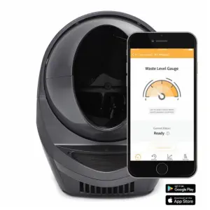 猫トイレ キャットロボット Litter-Robot Litter-Robot 3 Connect 猫用開放型全自動洗浄トイレ - グレー