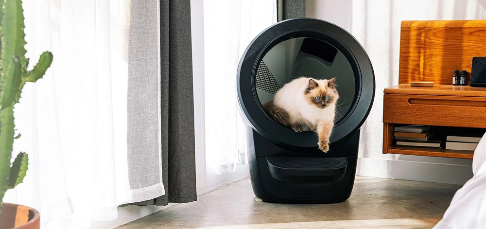 Litter-Robot 4 Automatic Self-Cleaning Litter Box - Black - Click to Enlarge