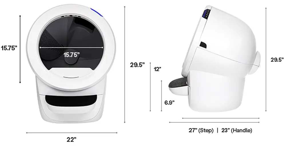 Litter-Robot 4 Automatic Self-Cleaning Litter Box - White - Click to Enlarge