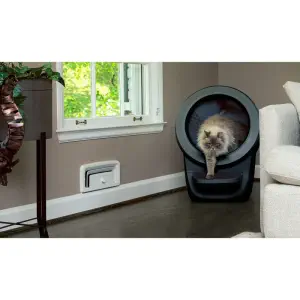 Tiroir à déchets Litter-Robot 4 avec marchepied (noir)