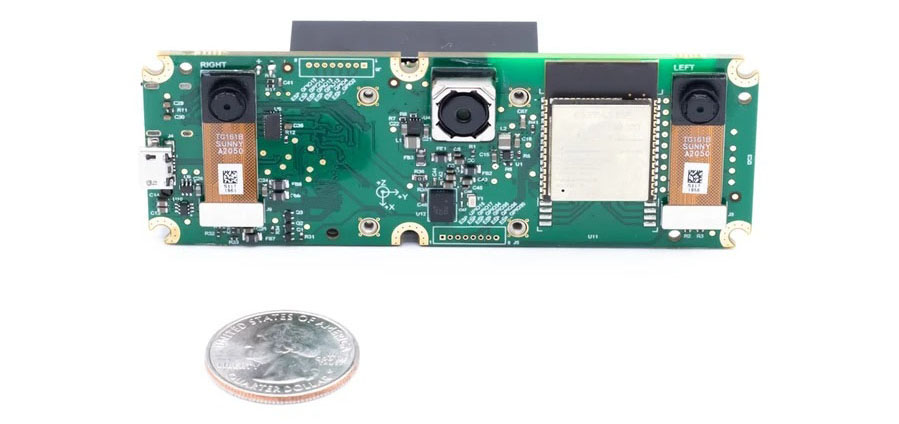 Luxonis OAK-D-IoT-75 12MP AI Camera Module - Click to Enlarge