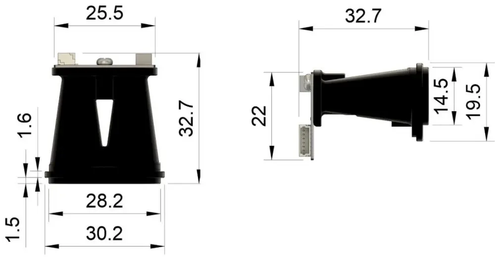 Capteur de Distance Laser SF23-B (50 m) Lightware