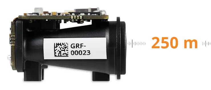 GRF-250 con indicador de rango