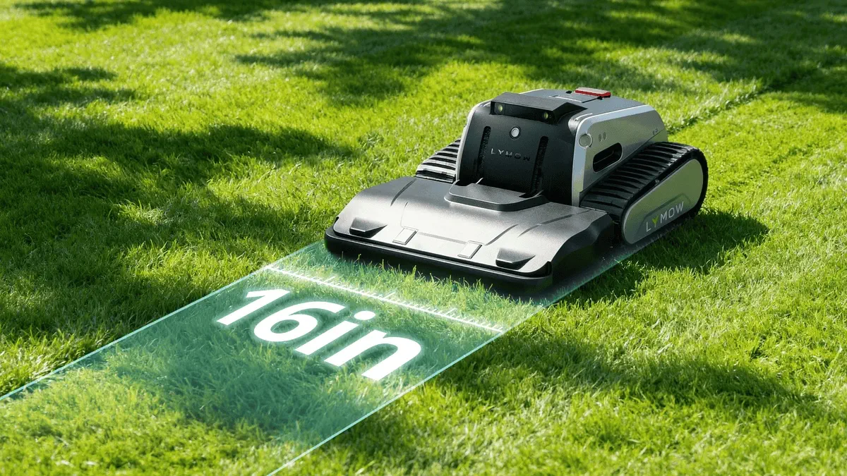 Lymow One Plus 10A Tondeuse Robotique - Dimensions