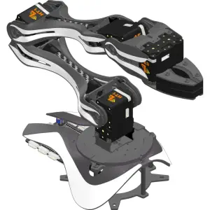 Lynxmotion SES-V2 Bras Robotique (4 DoF) Kit Coque Noir