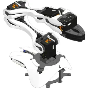 Lynxmotion SES-V2 Bras Robotique (4 DoF) Kit Coque Blanc