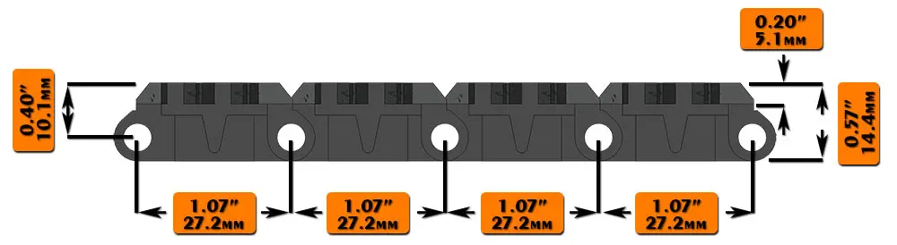 Lynxmotion (LSS) - 650mm Conveyor Kit - Click to Enlarge