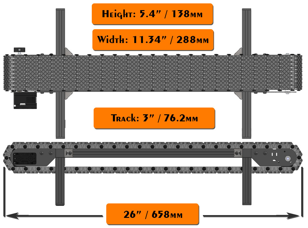 LSS Conveyor HD - Dimensions