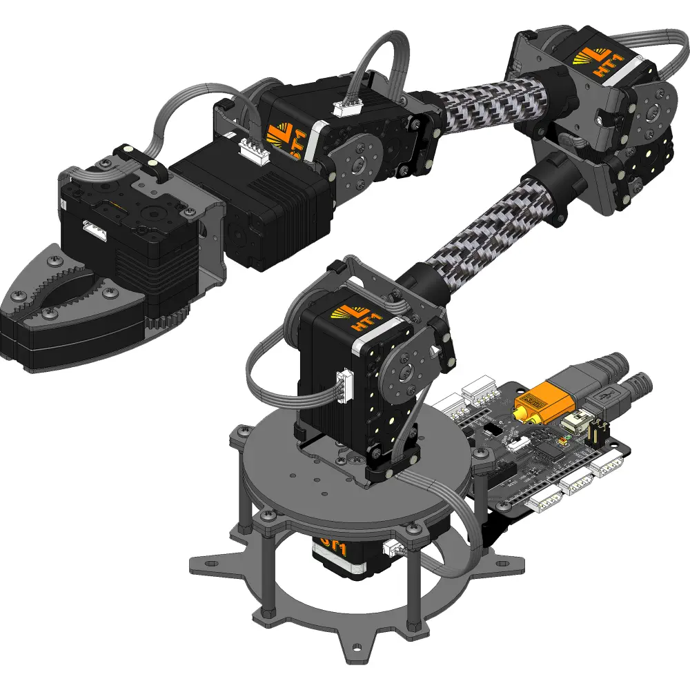 Lynxmotion (LSS) - 5 DoF Robotic Arm (Kit) - CAD