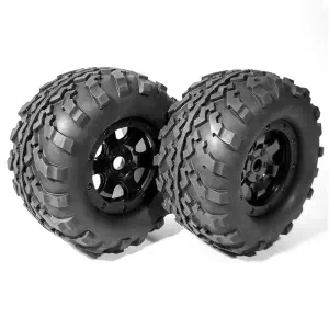 Roues Beadlock Noirs Lynxmotion A4WD3 160mm x 85mm (paire)