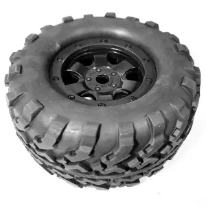 Roues Beadlock Noirs Lynxmotion A4WD3 160mm x 85mm (paire)