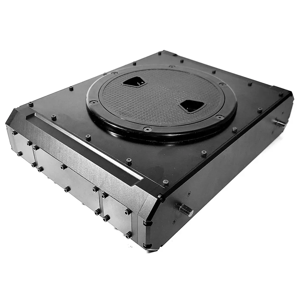 Lynxmotion - Chassis pour Robot Mobile Robuste A4WD3 - ISO