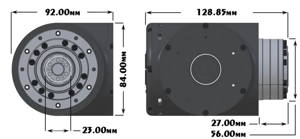 Servo Inteligente PRO Lite Lynxmotion Actuador Modular de Engranajes Armónicos (LSS-P-L1)