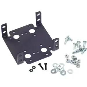 Support Double Pour Servomoteur (Noir) ASB-13 Lynxmotion