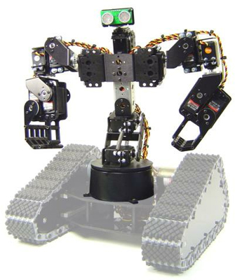 Lynxmotion Johnny 5 Torso and Base Kit- Click to Enlarge