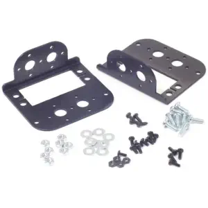 Paire de Supports ''Avantage Mécanique'' Lynxmotion Noire ASB-21