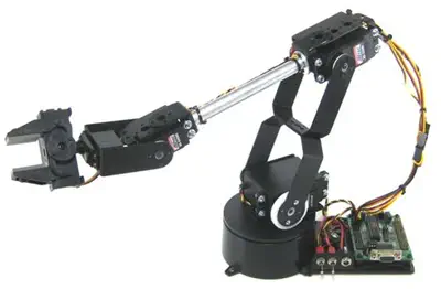 Lynxmotion AL5D 4自由度ロボットアームコンボキット（BotBoarduino） - クリックして拡大