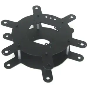Lynxmotion Kit de Cuerpo 3-R Hexápodo - Mini Redondo (con Escobillas)
