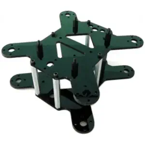 Kit de Mini Châssis Quadrupède Symétrique Lynxmotion QBK-02