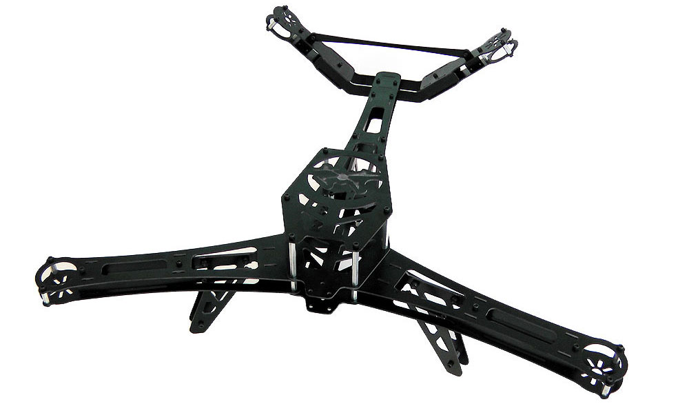 Lynxmotion Hunter VTail 500 Drohnenbausatz (nur Hardware)
