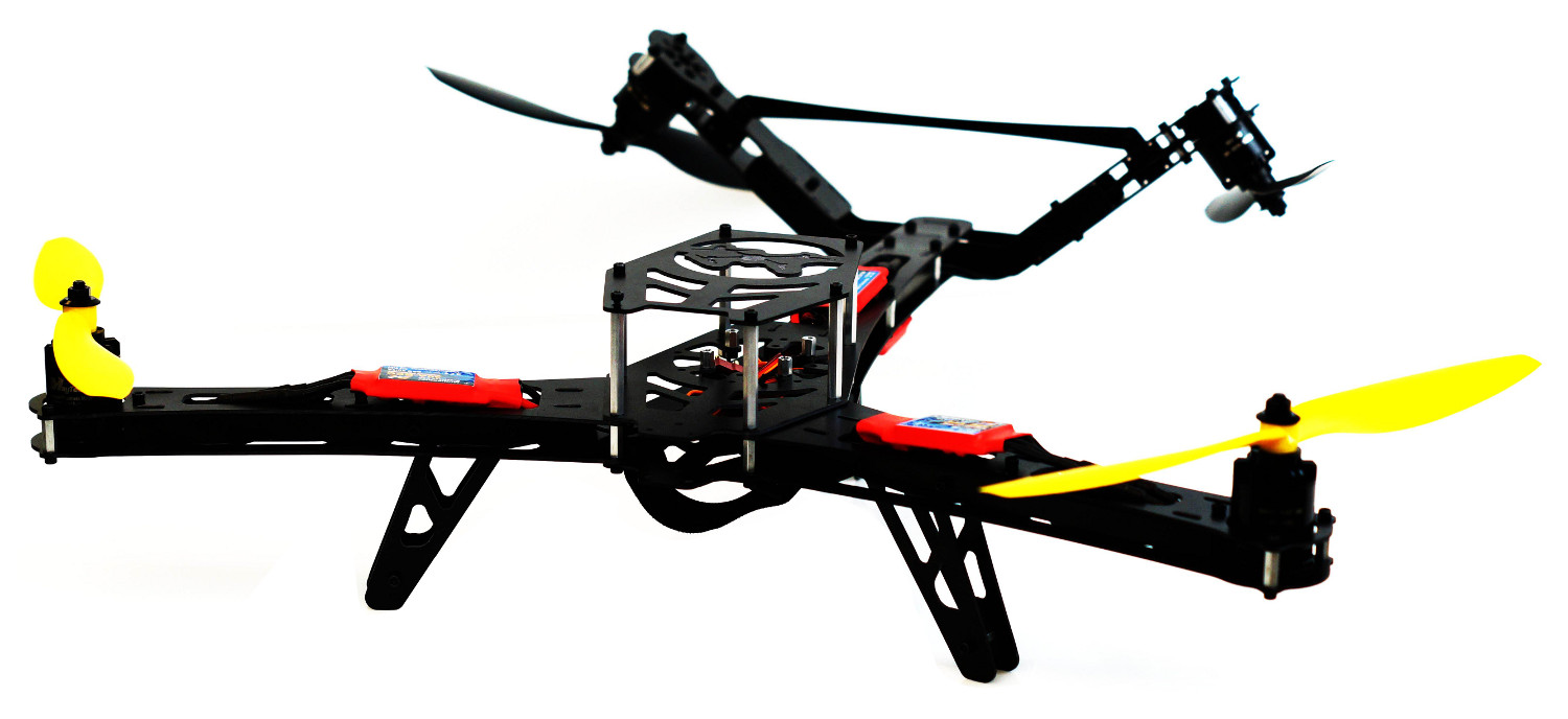 Drone Hunter VTail 500 Lynxmotion (Kit de Base)