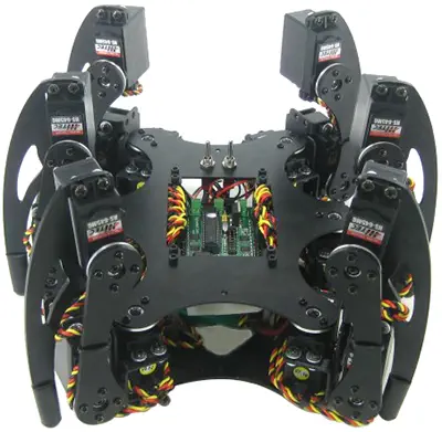 Lynxmotion Phoenix 3DOF Hexapod Robot Kit (No Electronics)