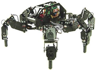Kit de Robot Hexápodo T-Hex de 4DOF Lynxmotion (Sin Componentes Electrónicos) – Haga clic para ampliar