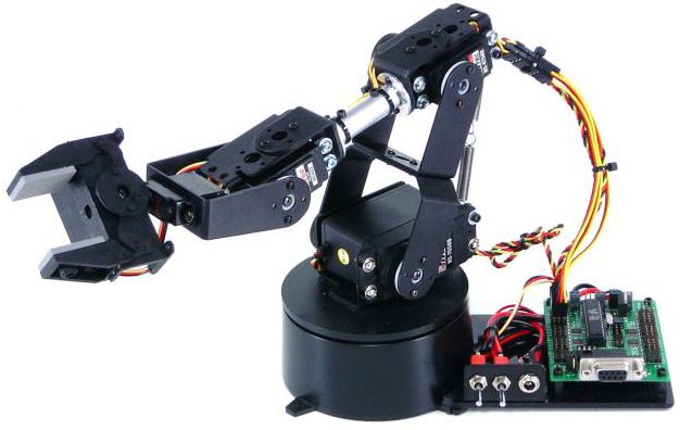 Kit Bras Robotique AL5A à 4DOF Lynxmotion SSC-32U (Sans Logiciel) - Cliquez pour agrandir