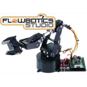 Kit Bras Robotique AL5A à 4DOF Lynxmotion SSC-32U (FlowBotics Studio)
