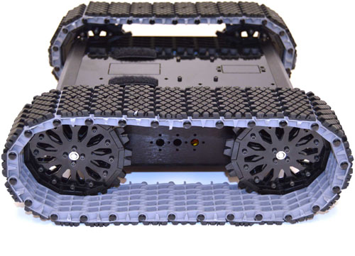Lynxmotion Aluminum A4WD1 MTS 12T Rover Kit for RC- Click to Enlarge