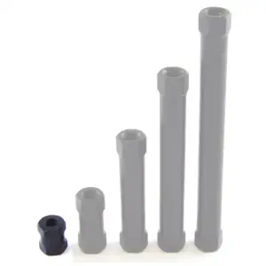 Entretoise F/F 1/4 po x 5mm Lynxmotion Taraudé 4-40 (10pk)