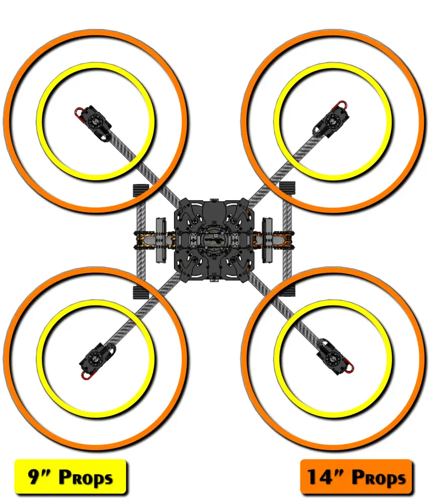 Lynxmotion MES Reconfigurable Folding UAV Frame Kit