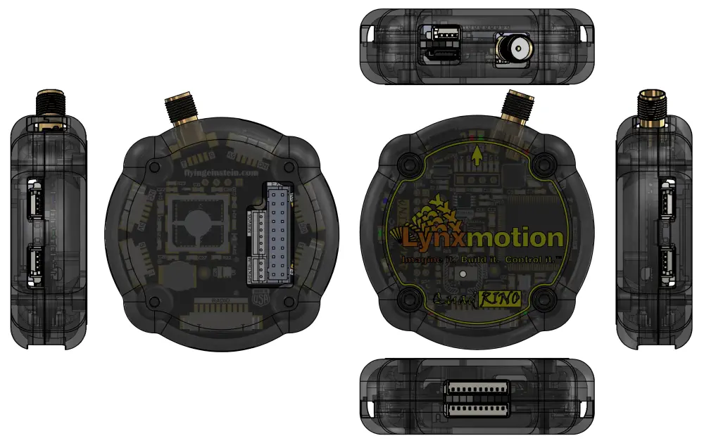 Lynxmotion Quadrino Nano Drone/UAV Flight Controller (with GPS)