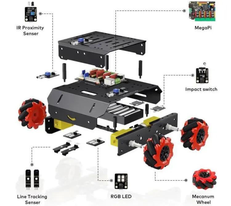 Robot Avanzado mBot Mega de MakeBlock - Haga Clic para Ampliar