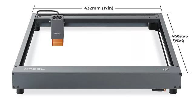 xTool D1-10W + Accesorio Giratorio D1 + Elevador (2 Juegos de 45mm) de Makeblock - Haga Clic para Ampliar