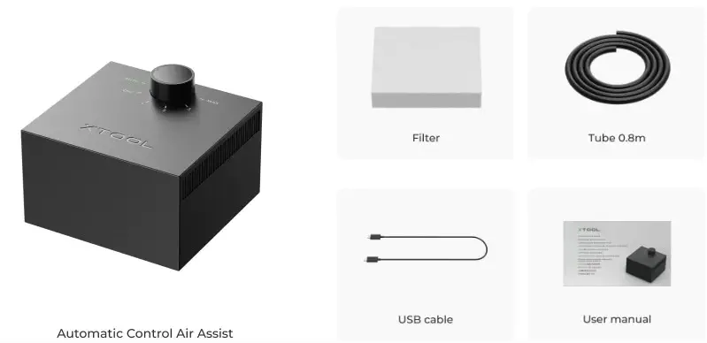 Asistente Inteligente de Aire S1 de xTool