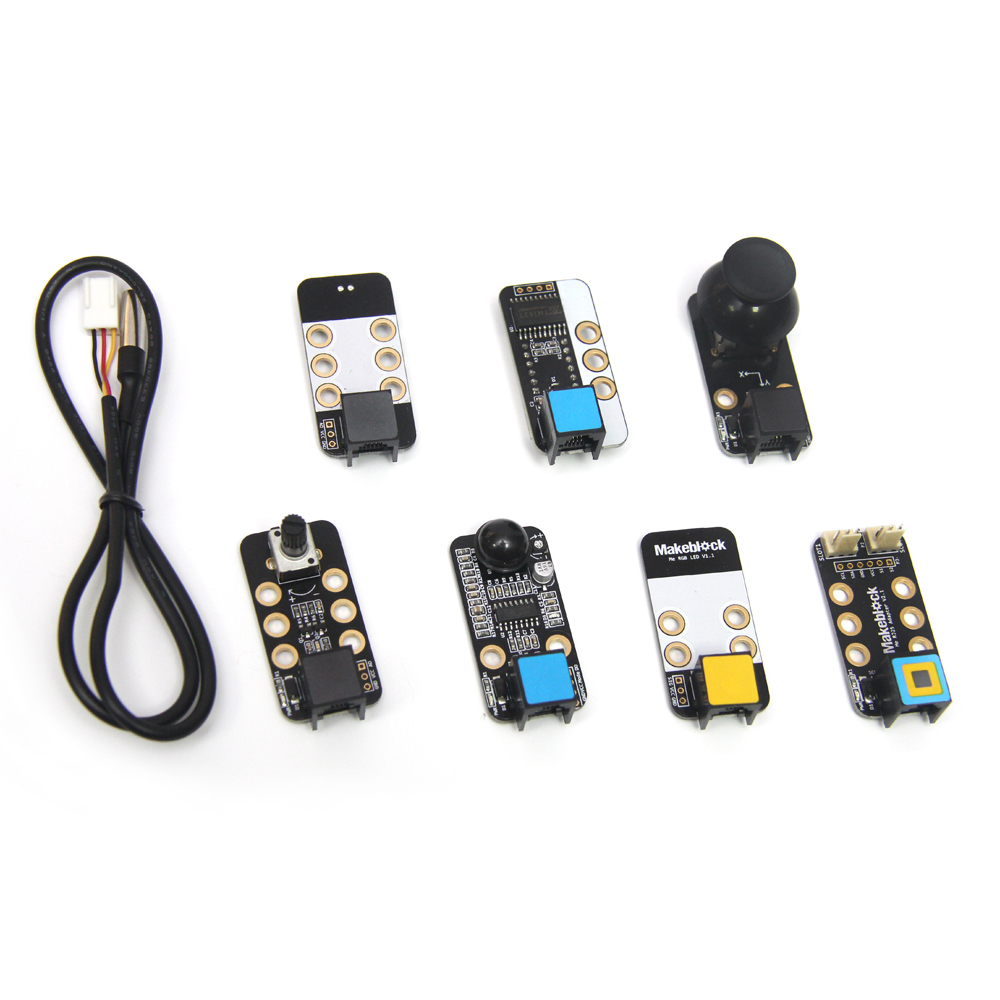 Paquete de Complementos Electrónicos MakeBlock para Kit de Robot Starter