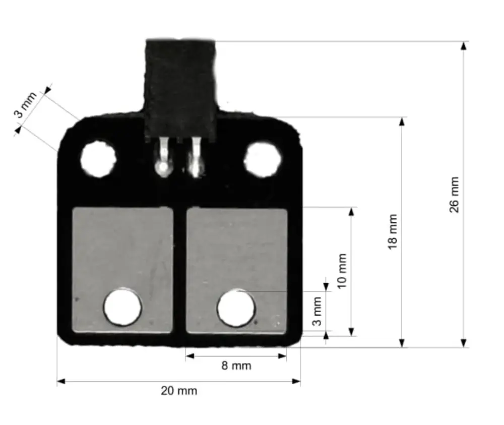 Launchpads de 2-PADS MakeON (Soldadas) - Haga Clic para Ampliar