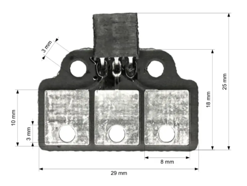 Lanceurs MakeON 3-PAD (soudés) - Cliquez pour agrandir