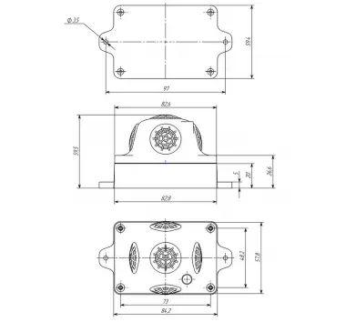 Marvelmind Industrial Super-Beacon Plastic 45KHz - Click to Enlarge