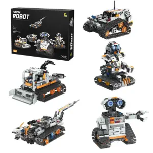Kit de construction de briques STEM robotique programmable 5-en-1