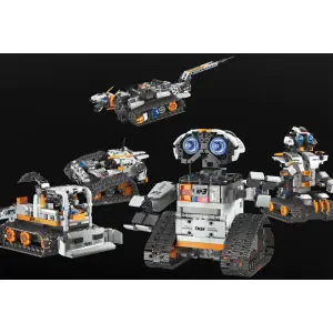 Kit de construction de briques STEM robotique programmable 5-en-1