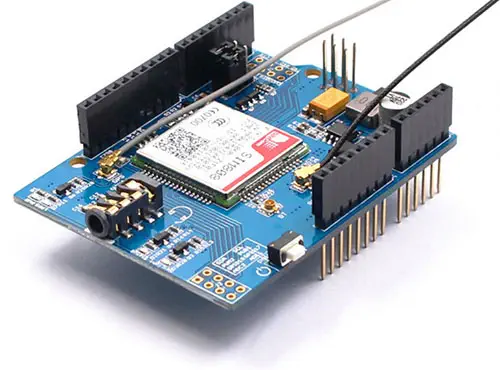 SIM808 GPS/GPRS/GSM Arduino Shield- Click to Enlarge