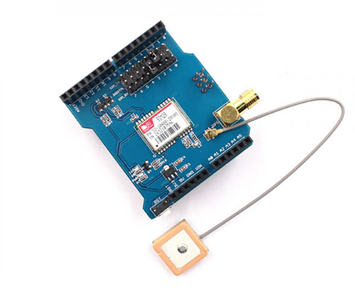 SIM28 Arduino GPS Shield- Click to Enlarge